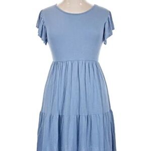 Blue Brit & Bri Knee Length Dress